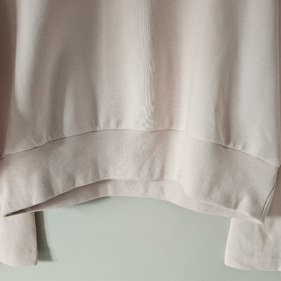 Adidas x Manchester United Baby Pink Future Icon Three Stripes Sweatshirt - Picture 6 of 13